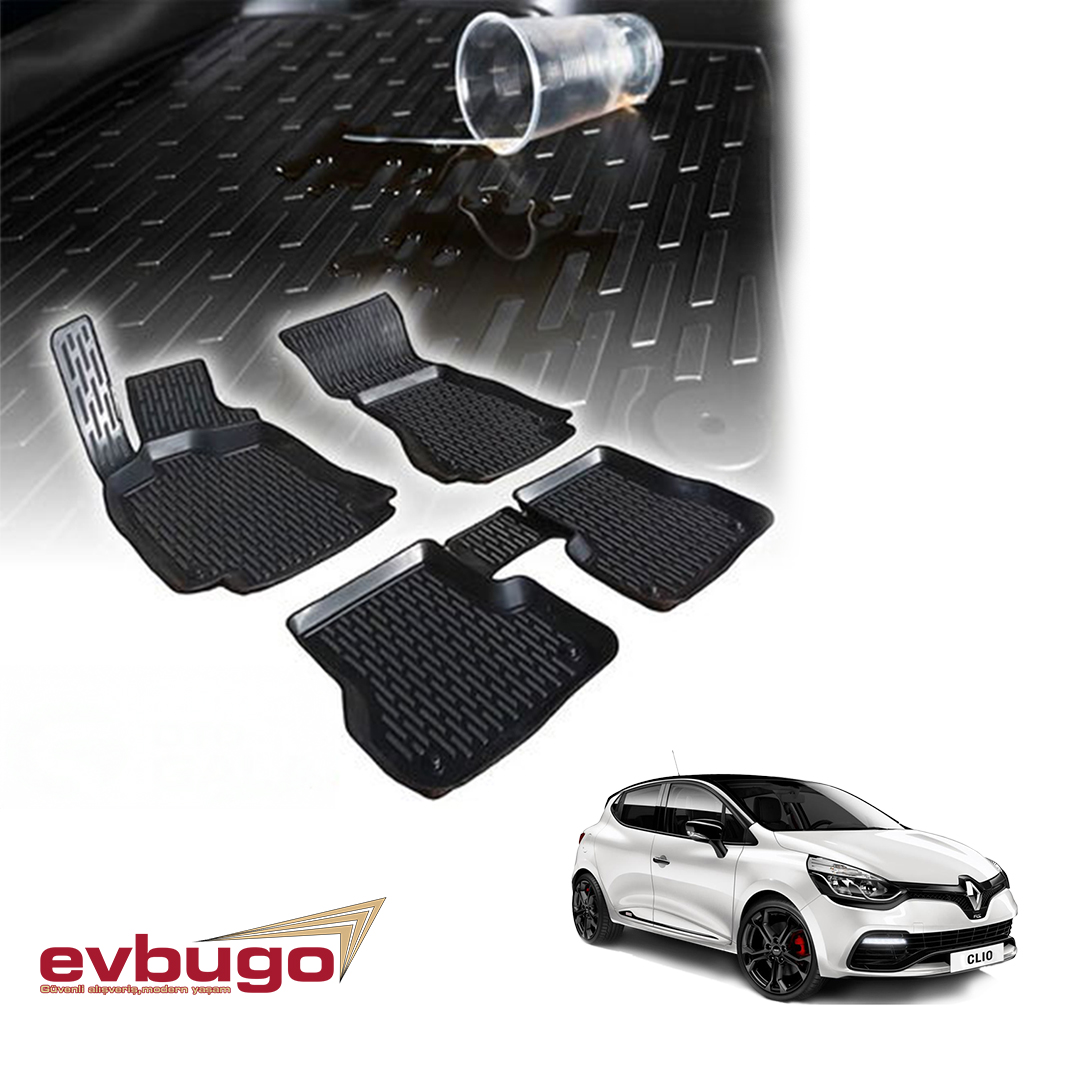 3D PASPAS SİYAH RENAULT CLIO 5 2019+